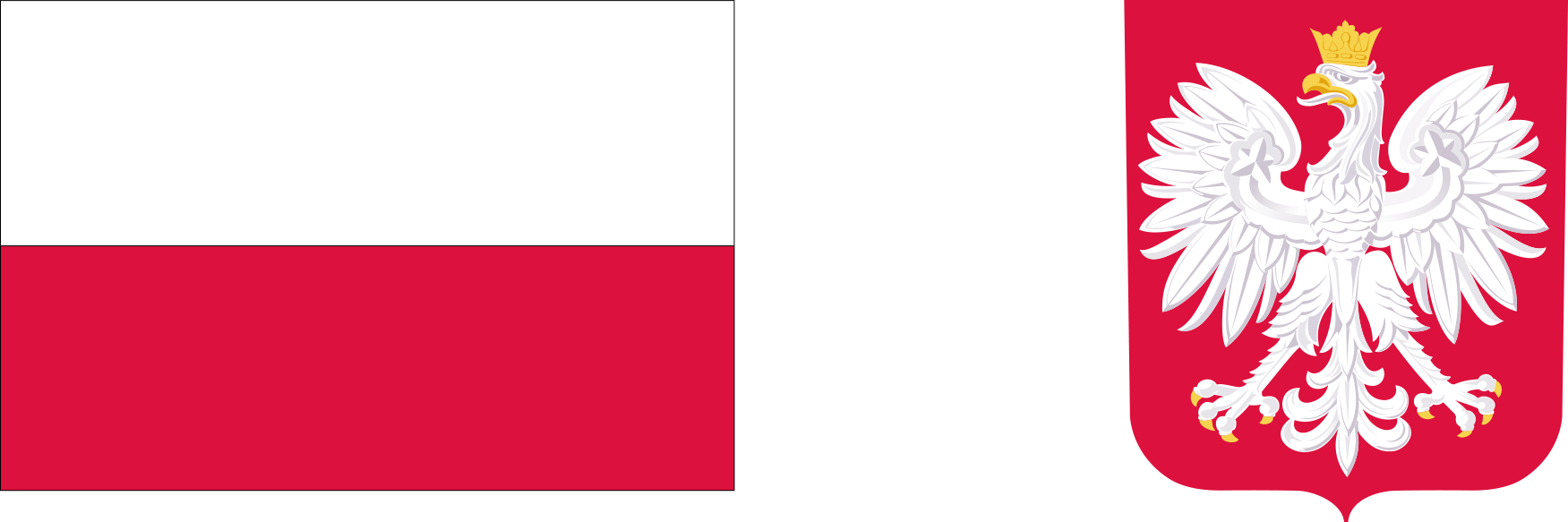 Godło i flaga Rzeczypospolitej Polskiej