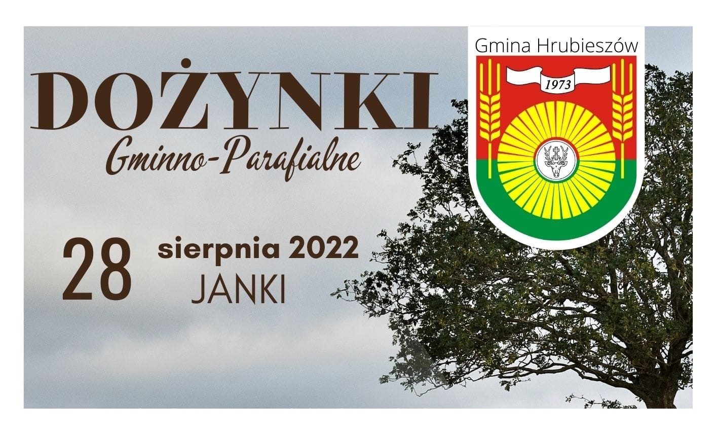 Plakat promujący dożynki