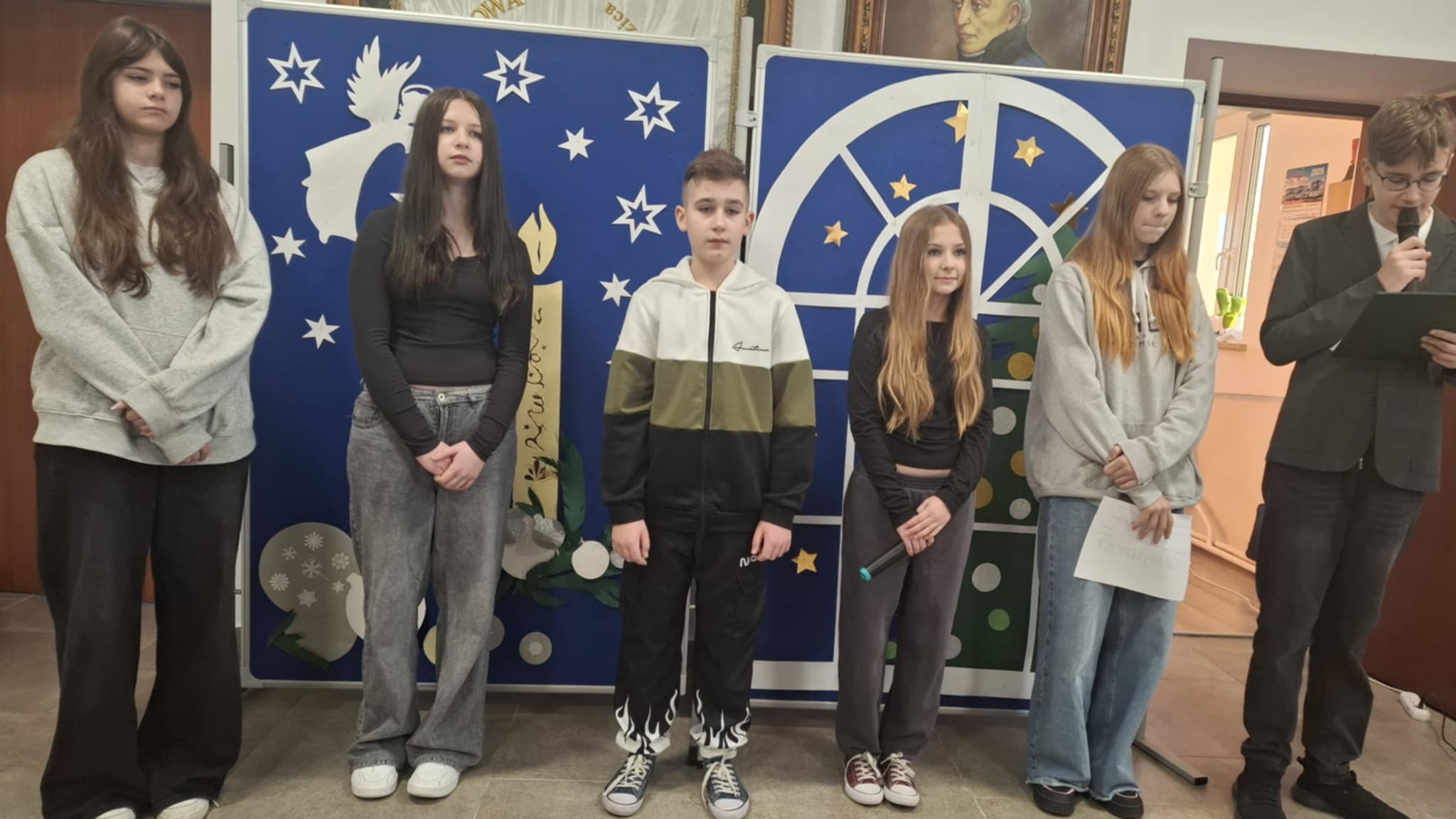 Członkowie Szkolnego Koła Mediacji Rówieśniczej