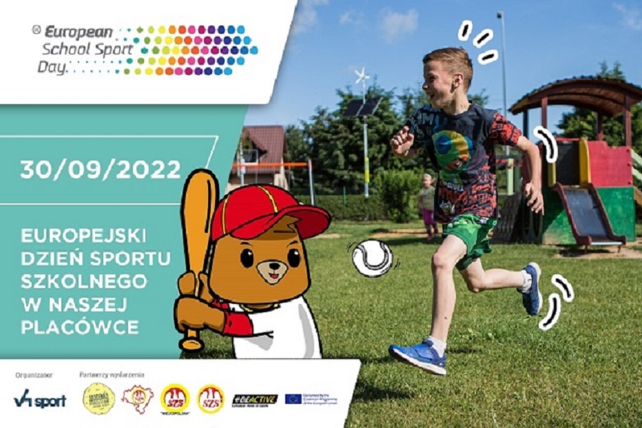 Plakat promujący Europejski Dzień Sportu Szkolnego
