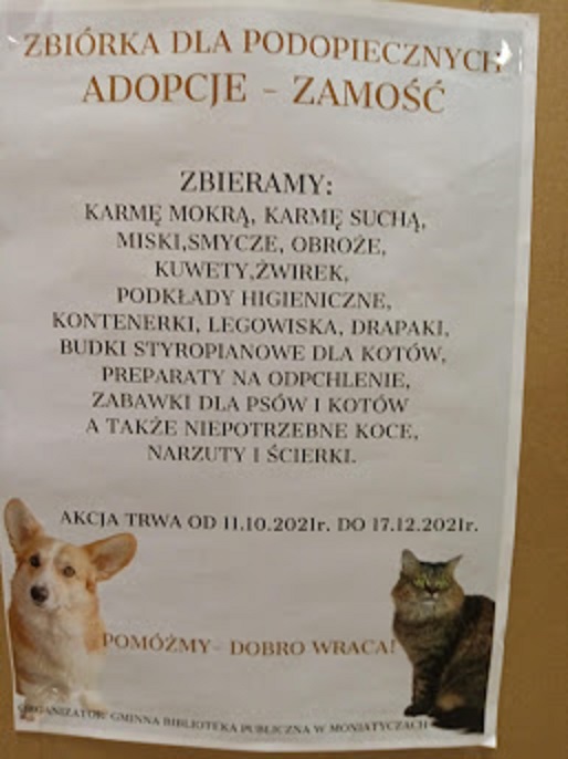 Plakat promujący akcję