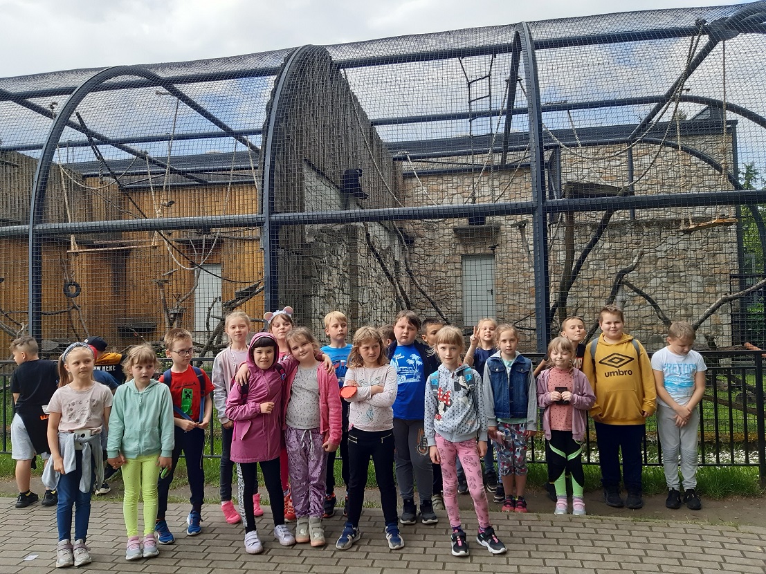 Zwiedzanie ZOO - wysłuchanie ciekawostek m.in.o życiu małp