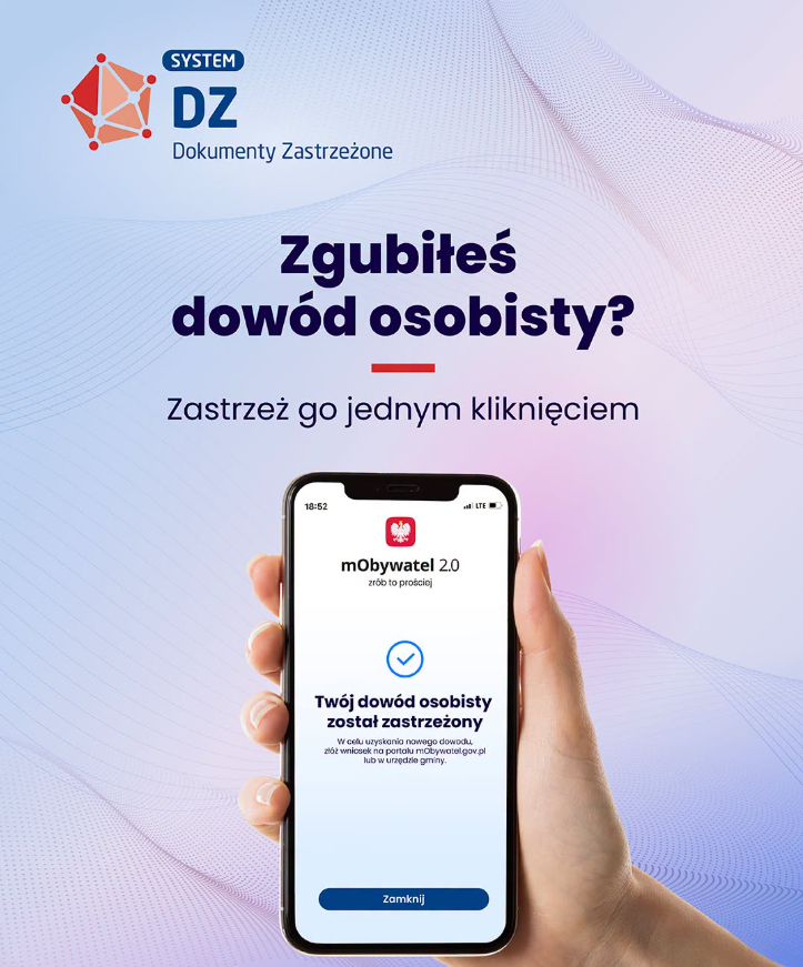 Zgubiłeś dowód osobisty? Zastrzeż go jednym kliknięciem!