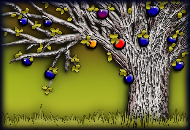 Grafika ilustrująca drzewo