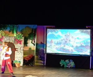 Jedna ze scen teatrzyku