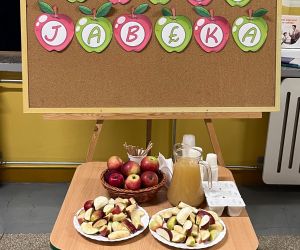 poczęstunek jabłkowy dla dzieci