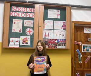 uczennica, która zakwalifikowała się do II etapu – rejonowego