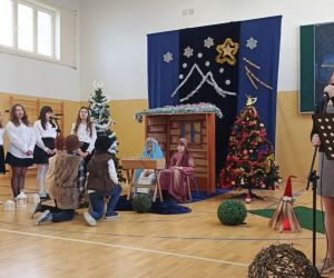 Pasterze przy szopce