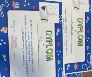 dyplomy za uczestnictwo w programowaniu