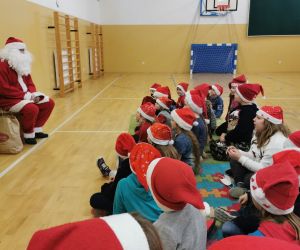 Spotkanie z Mikołajem uczniów klas I –IV