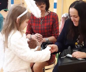 Dzielenie się opłatkiem z radnymi RG