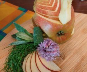 Ozdoby wykonane podczas warsztatów.