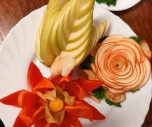 Ozdoby wykonane podczas warsztatów.