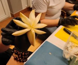 Ozdoby wykonane podczas warsztatów.