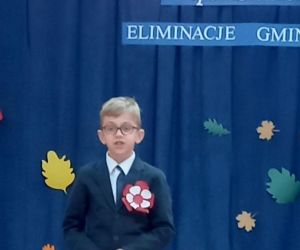 Jan Hejna, SP Moniatycze, 26 Jesienny Konkurs Recytatorski, Wołajowice 15.11.2023r.