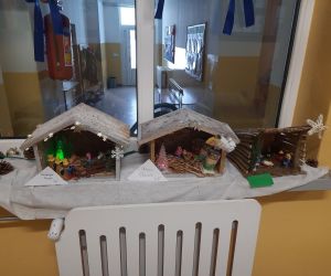 Szopki wykonane na konkurs
