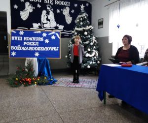  Laureatka  w trakcie prezentacji