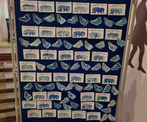 Wystawa prac uczniów i przedszkolaków „Szkoła na niebiesko”.