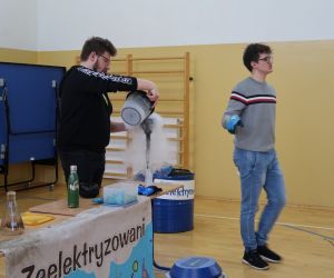 Grupa Zaelektryzowani  w naszej szkole