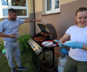 Rada Rodziców podczas grillowania