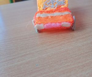 Auto wykonane przez chłopca