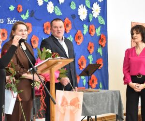 Goście kierują słowa uznania do Pani Dyrektor