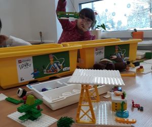 Konstrukcja wykonana przez uczennicę kl.1