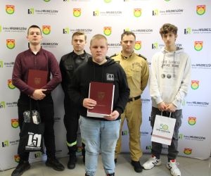 Uczniowie naszej szkoły biorący udział w konkursie