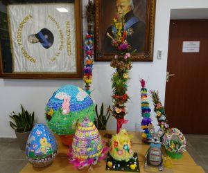 Wystawa prac konkursowych - palm i pisanek