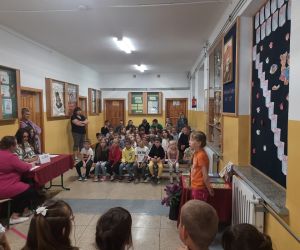 Uczeń recytuje wiersz