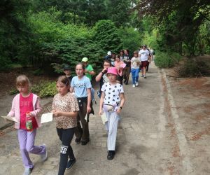 Spacer po ogrodzie botanicznym