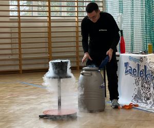 Doświadczenie z ciekłym azotem